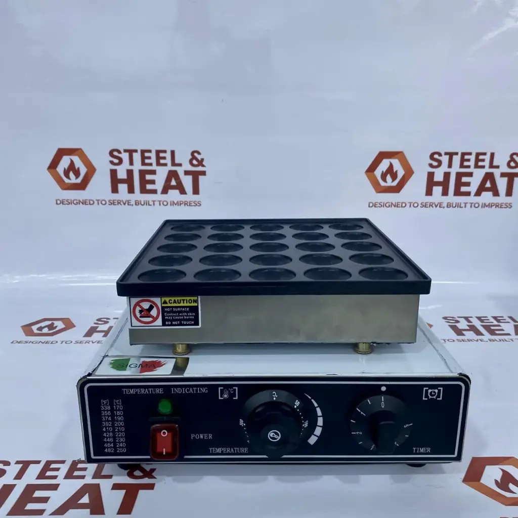 ​​ماكينة بان كيك مفتوح 25 قطعة دواير